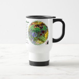 Caneca Térmica Dragão Cósmico Esmeralda