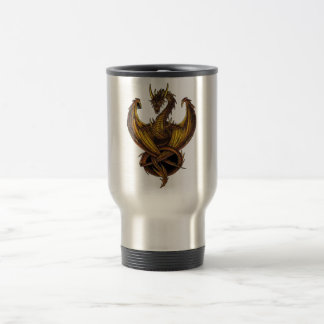 CANECA TÉRMICA DRAGÃO DOURADO