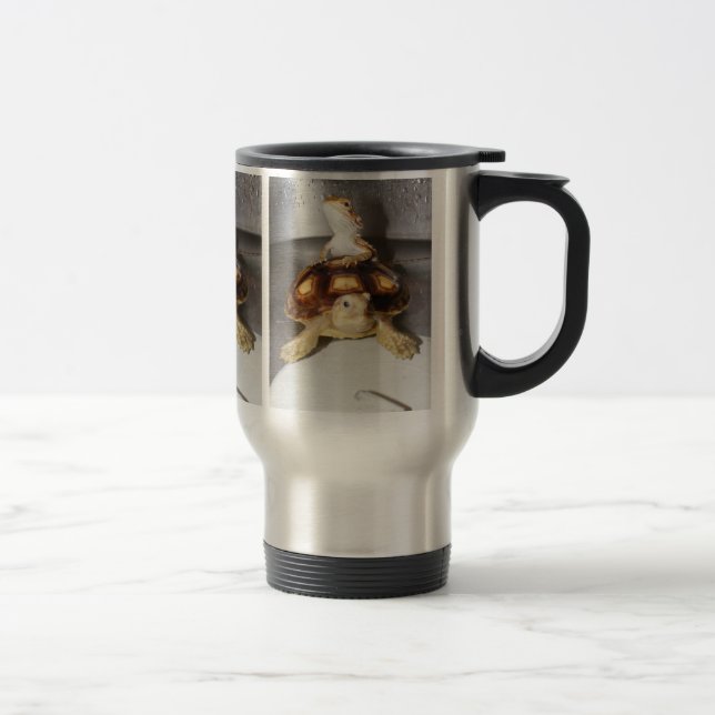 Caneca Térmica Dragão & tartaruga farpados de Sulcata (Direita)