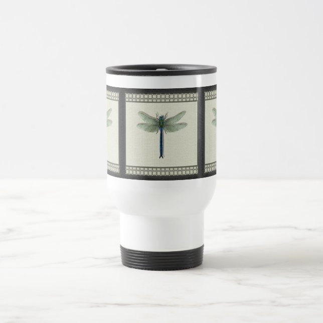 Caneca Térmica Dragonfly Azul Elegante (Centro)