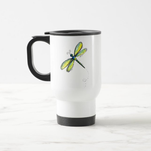 Caneca Térmica Dragonfly Whimsical (Esquerda)