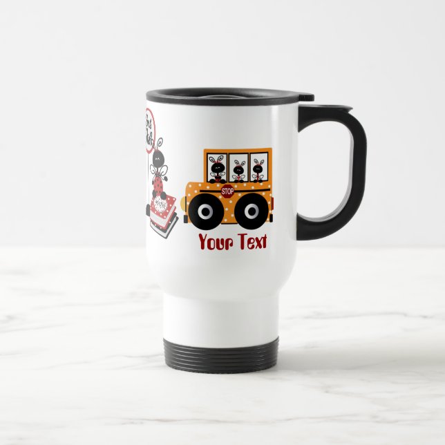 Caneca Térmica Driver de barramento / Mug de presente escolar (Direita)