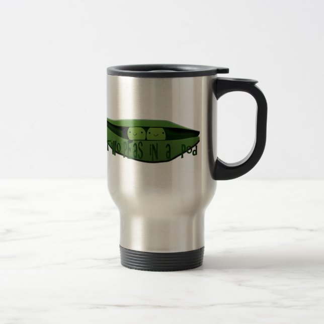 Caneca Térmica Duas ervilhas em um vagem (Direita)