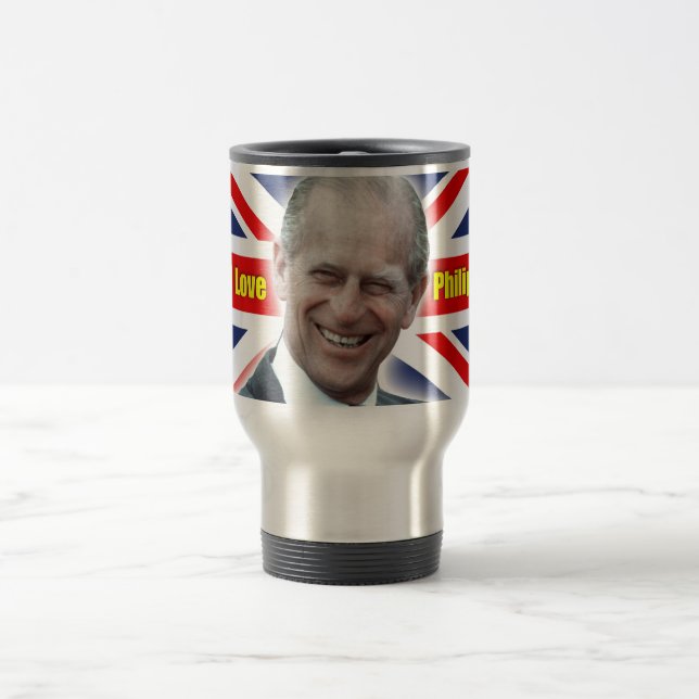 Caneca Térmica Duque de Einburgh - Eu amo Philip (Centro)