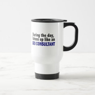 Caneca Térmica Durante o dia eu visto-me acima como um