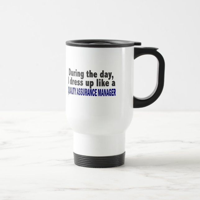Caneca Térmica Durante o dia gerente da segurança de qualidade (Direita)