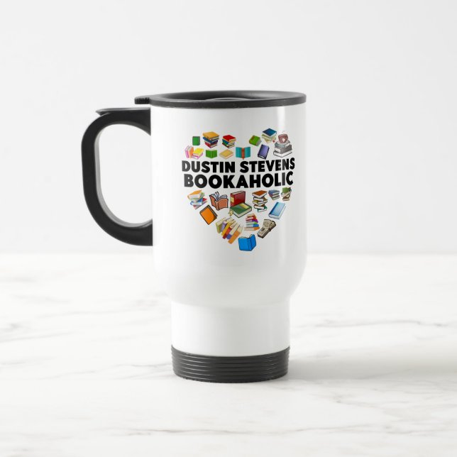 Caneca Térmica Dustin Stevens Bookaholic (Esquerda)