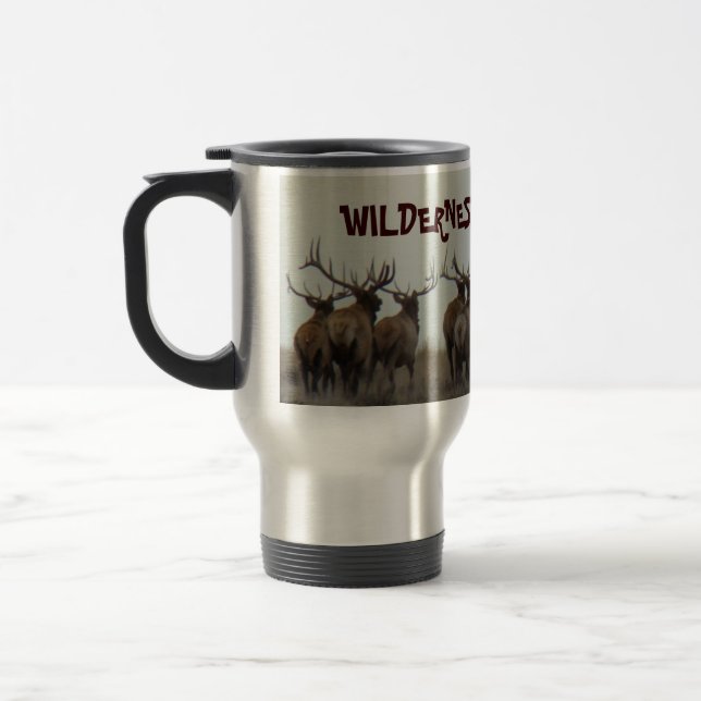 Caneca Térmica E17 Bull Elk Running (Esquerda)