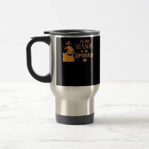 Caneca Térmica É a Temporada para o Halloween Assustador Sarcásti