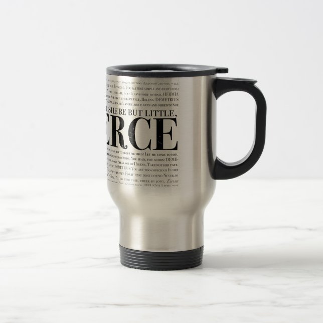 Caneca Térmica E embora seja mas pouco, é feroz (Direita)