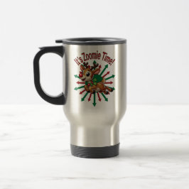 Caneca Térmica "É hora da Zoomie! Reindeer de Natal