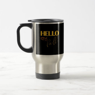 Caneca Térmica É outono Venham Todos Outonos Deixar Design Cute P