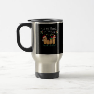 Caneca Térmica É Temporada de Tamales Natal Mexicano Moderno
