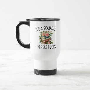 Caneca Térmica É um bom dia para ler livros