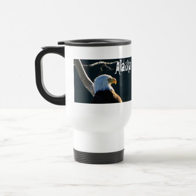 Caneca Térmica Eagle na atenção; Alaska (Esquerda)
