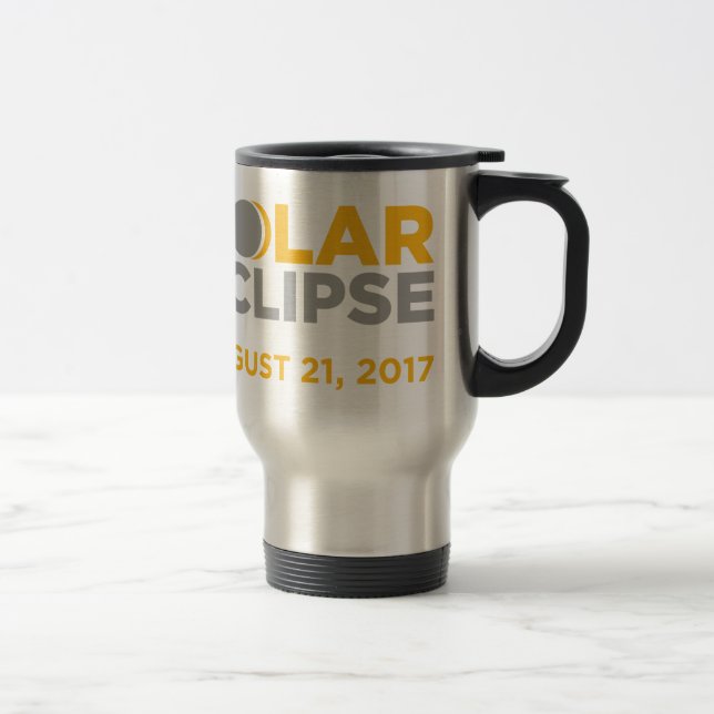 Caneca Térmica Eclipse solar 21 de agosto de 2017 (Direita)