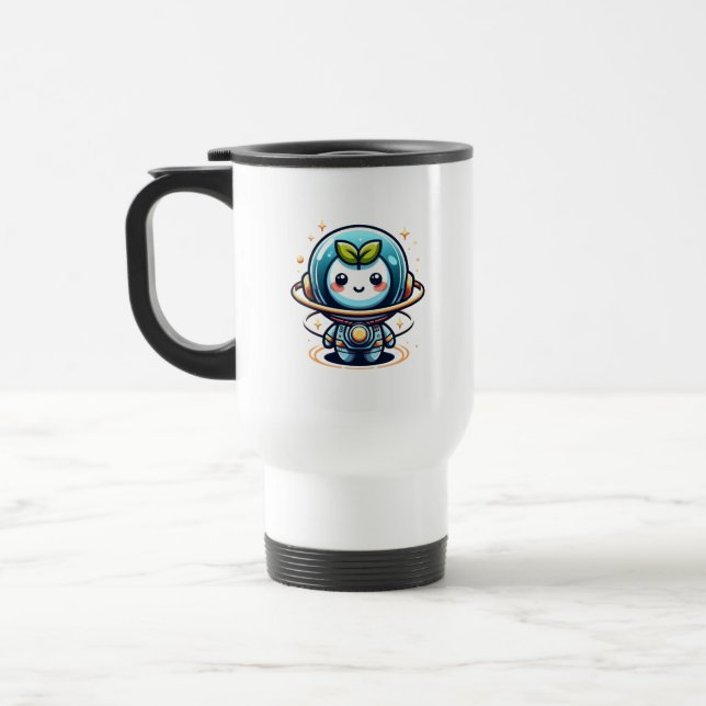 Caneca Térmica Eco-Astronauta (Esquerda)