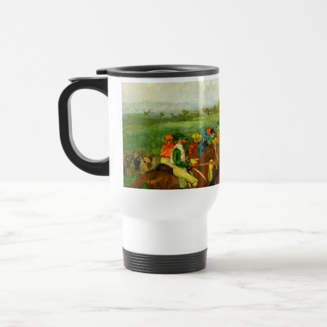 Caneca Térmica Edgar Degas Horseback Riding (Esquerda)