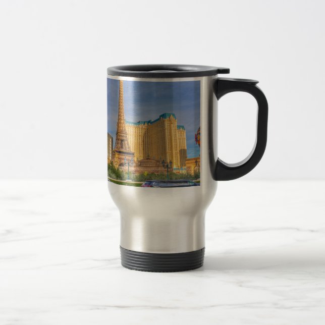 Caneca Térmica Eiffel Tower Las Vegas Paris Limousine Nevada (Direita)