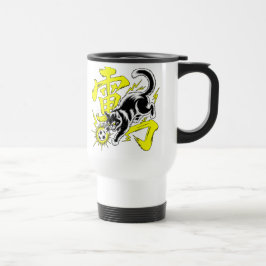 Caneca Térmica Electric Lightning Cat Mug - For Soccer Players