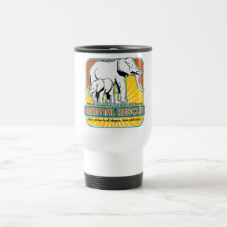Caneca Térmica Elefantes animais do salvamento
