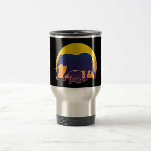 Caneca Térmica Elefantes Sunset