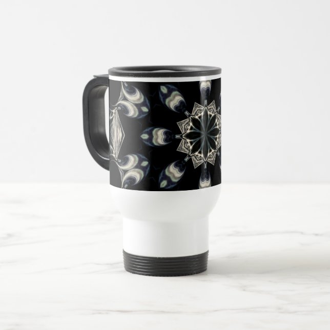 Caneca Térmica Elegante Mandala (Frente Esquerda)