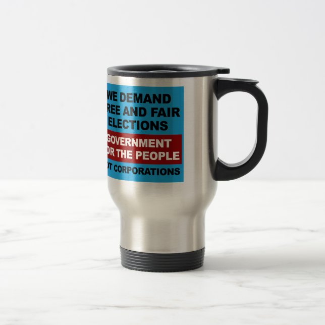 Caneca Térmica Eleições livres e justas (Direita)