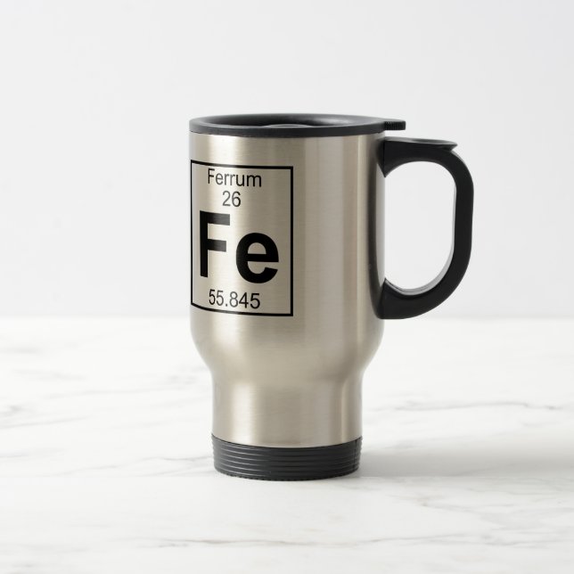 Caneca Térmica Elemento 026 - Fe - Ferrum (cheio) (Direita)