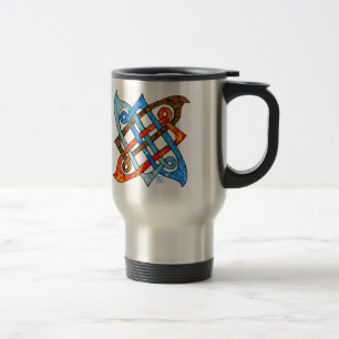 Caneca Térmica Elemento de Águas de Fogo do Ar do Nó Celta Pagan