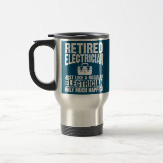 Caneca Térmica Elétricos Engraçados pelo Roupa elétrico aposentad