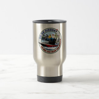 Caneca Térmica Em um Airboat ninguém pode ouvi-lo gritar