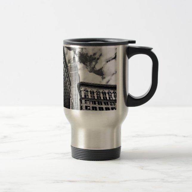 Caneca Térmica Empire State Building e arranha-céus (Direita)