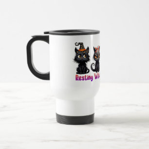 Caneca Térmica Encantando o Halloween Cat Group