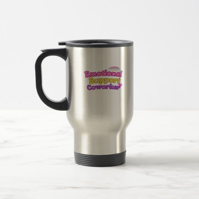Caneca Térmica Enchimento de Colaborador de Ajuda Emocional (Esquerda)