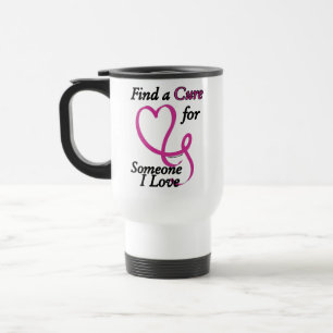 Caneca Térmica Encontre um Cura/Coração/Alguém que eu ame... Canc