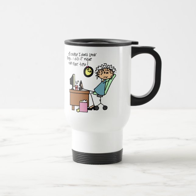 Caneca Térmica Endireite a primeira vez o humor (Direita)