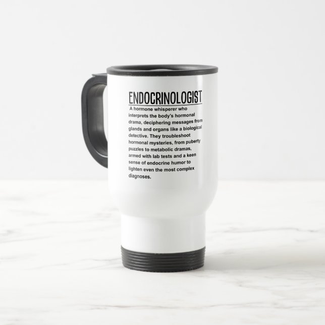 Caneca Térmica Endocrinologista (Frente Esquerda)