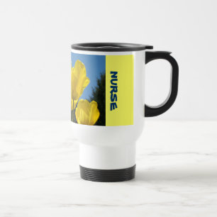 Caneca Térmica Enfermeira Chefe Viagem Café Muigs Líderes de Enfe