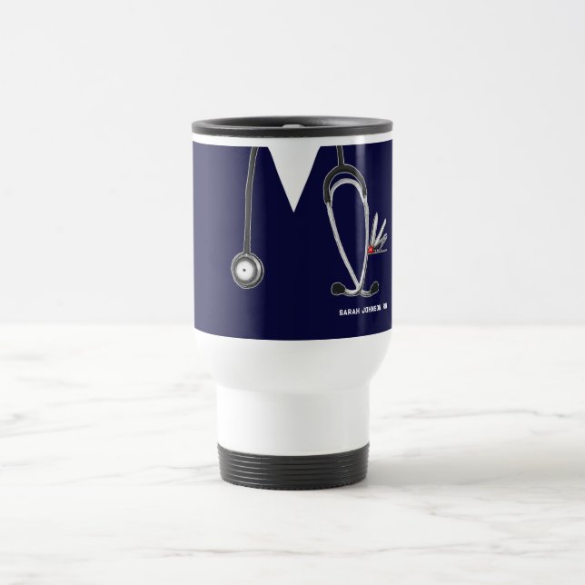 Caneca Térmica Enfermeira criativa (Centro)