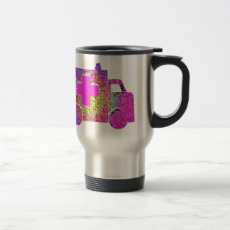 Caneca Térmica enfermeira de ambulância com sotaque médico emt