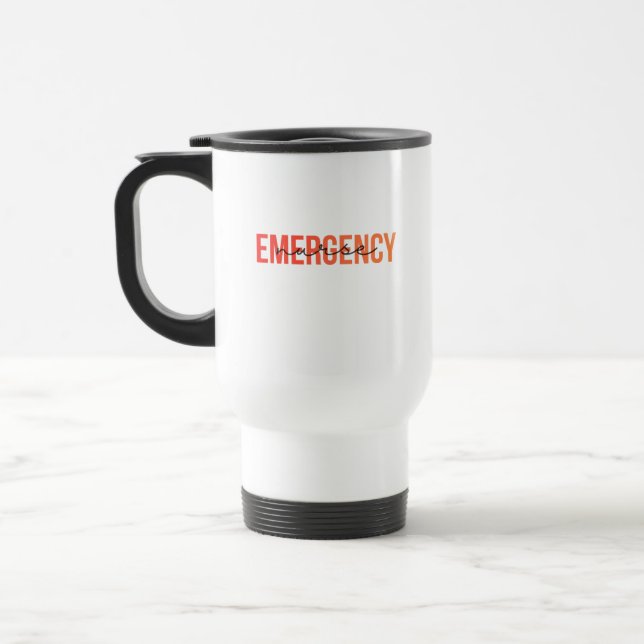 Caneca Térmica Enfermeira de Emergência (Esquerda)