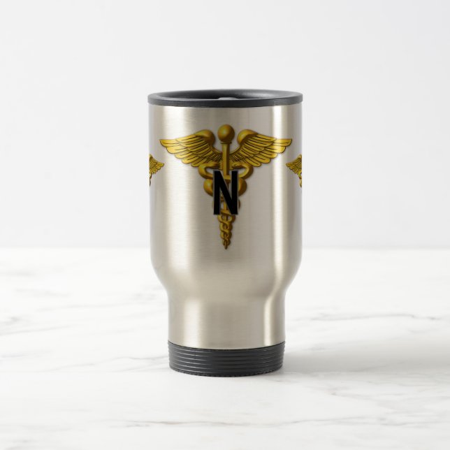 Caneca Térmica Enfermeira de Enfermeira do Exército Veterano do E (Centro)