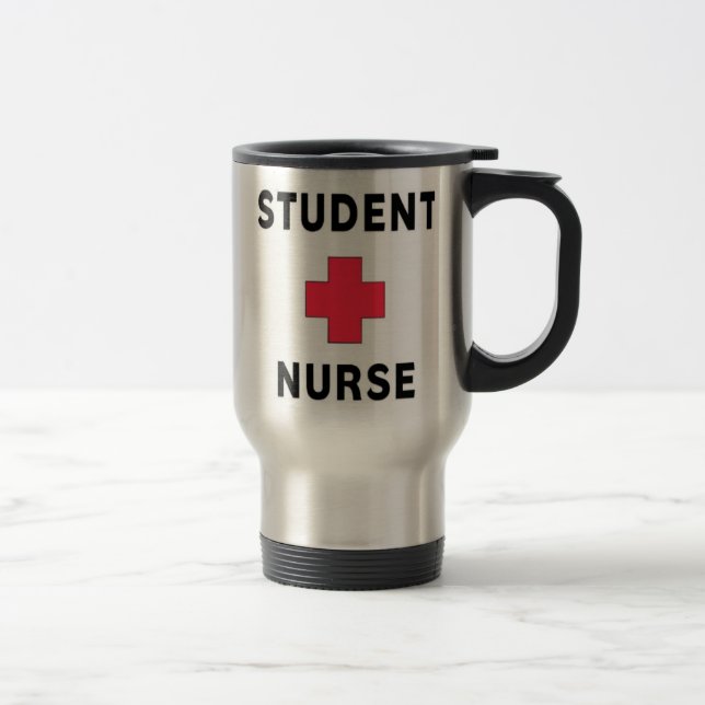 Caneca Térmica Enfermeira de estudante (Direita)