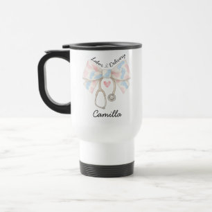 Caneca Térmica Enfermeira de Trabalho de Parto e Parto Tumbler Pe