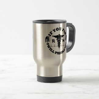 Caneca Térmica Enfermeiro Doutor Humor PADDLE VOCÊ Desfib