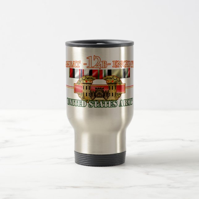 Caneca Térmica Engenheiro OEF OIF do combate 12B (Centro)