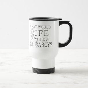 Caneca Térmica Engraçado Citação de Leitura do Sr. Darcy