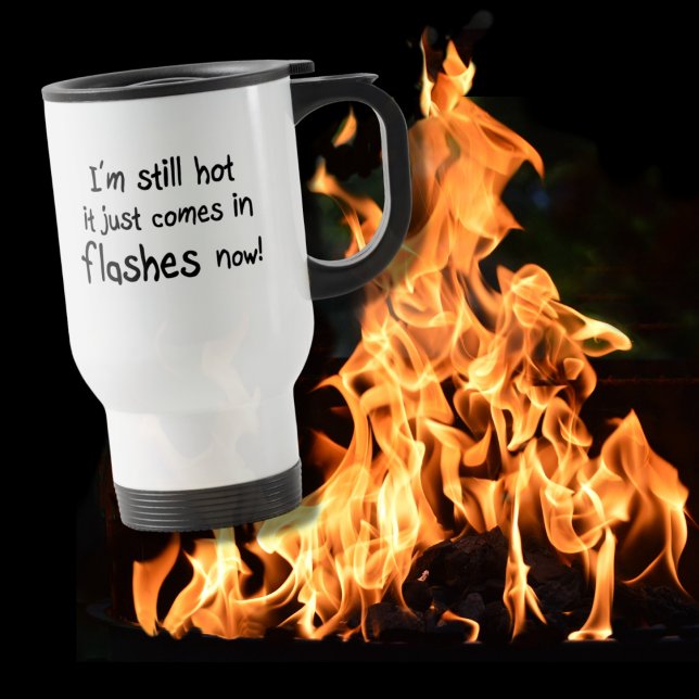 Caneca Térmica Engraçado citar dons de piada (A hilarious birthday gift for her. Menopause setting in? Shed some laughter on the matter!)