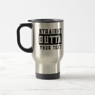 Caneca Térmica Engraçado 'Hetero fora do seu texto'